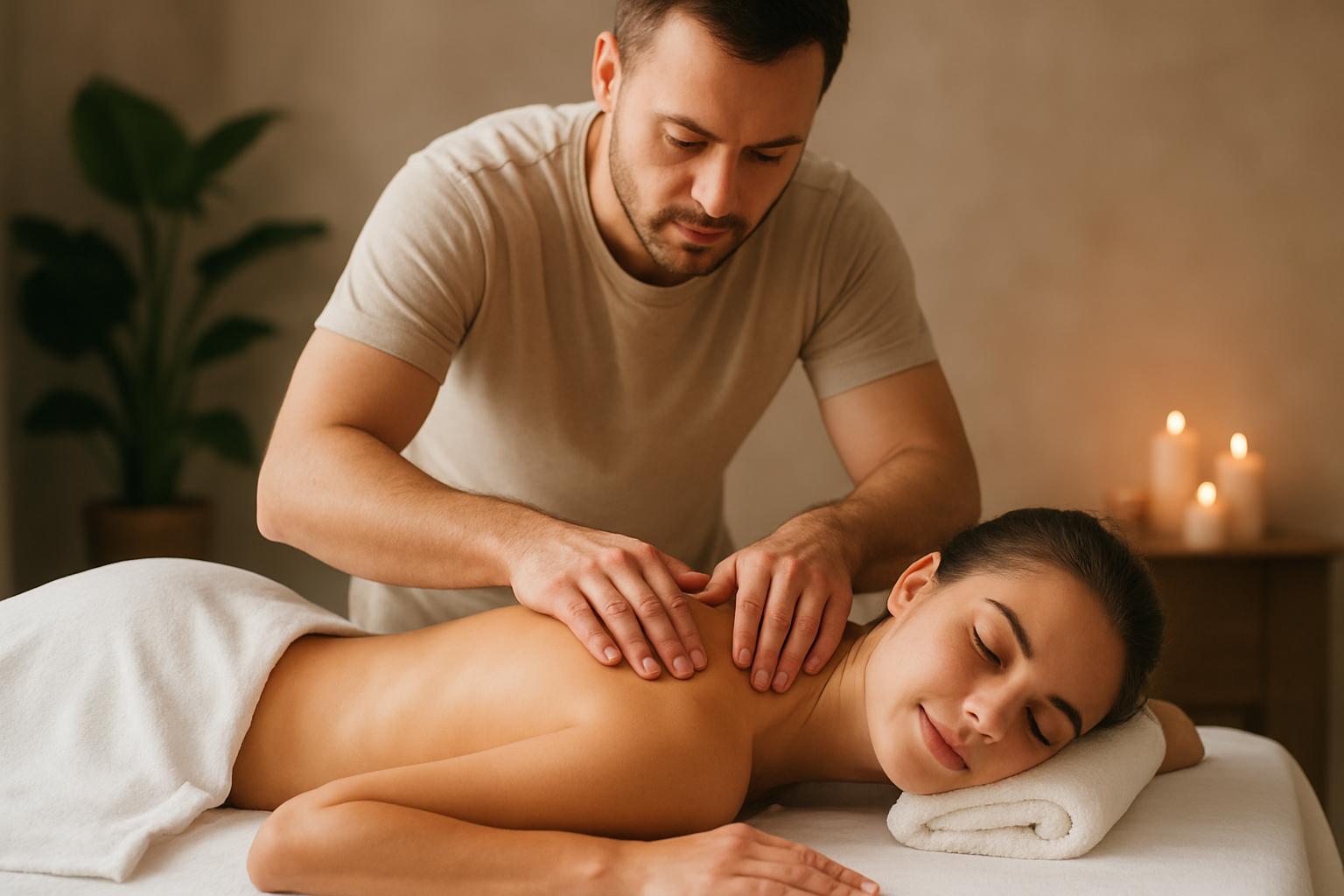 massage service. Physical and mental benefits