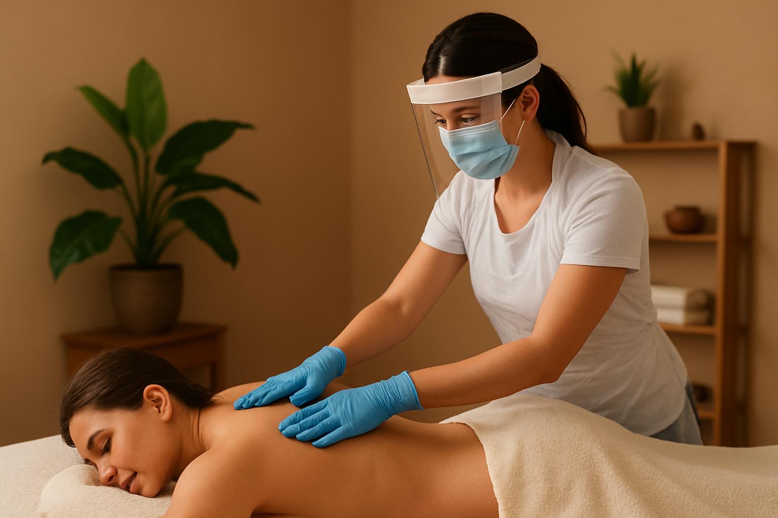 happy ending massage service. Worker safety measures