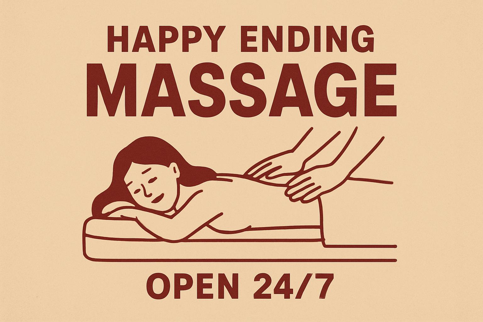 happy ending massage service. How businesses and ads signal erotic services